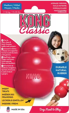 Origineel rubber kong medium rood. Kong