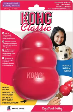 Origineel rubber kong xl/l rood. Kong