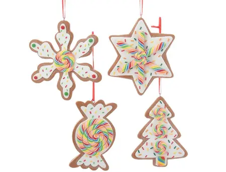 Orn.claydgh peperkoek l10cm