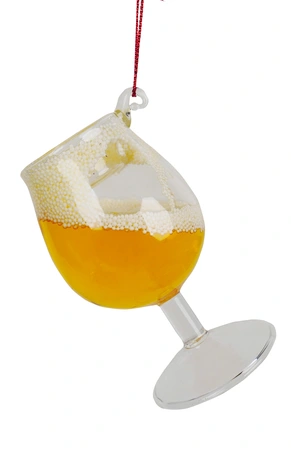 Orn.plc bier glas l8.5cm