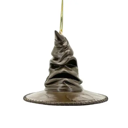 Orn.resin 3d sorting hat 7cm
