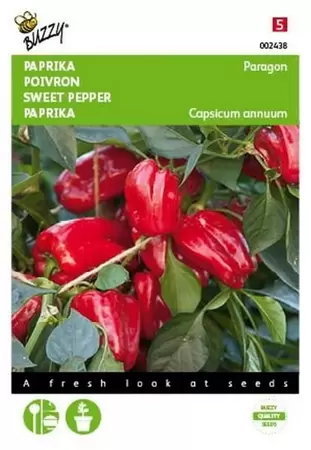Paprika 5 Kleurenmengsel Buzzy Seeds - afbeelding 1