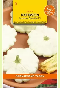 Patisson Custard White (vh Summer Satellite F1) Oranjeband - afbeelding 1