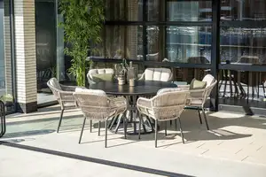 Pescara dining fauteuil - zand - afbeelding 4