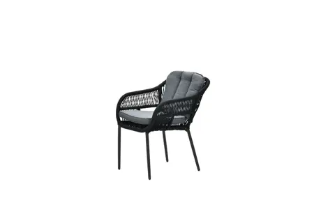 Pescara dining fauteuil - zwart - afbeelding 1