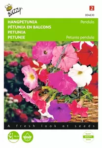 Petunia Sophistica gemengd Buzzy Seeds - afbeelding 1