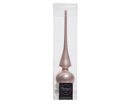 Piek glas Emaille Poederroze