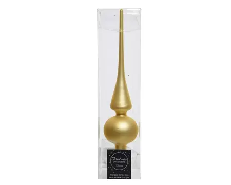 Piek glas Mat Licht Goud