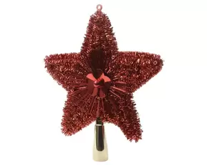 Piek ster lametta Kerstrood