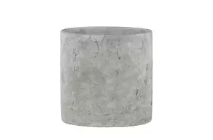 Planter amber l28b14h20cm grijs