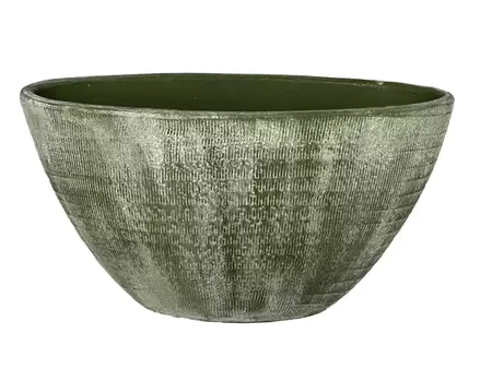 Planter Miami l35b16h19 groen cement