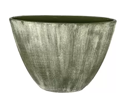 Planter Miami l39b20h31 groen cement