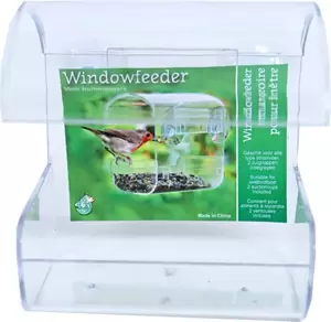 Plastic window feeder met 2 zuigers - afbeelding 1