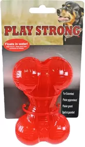 Rubber bot 11.5 cm rood. Play-strong