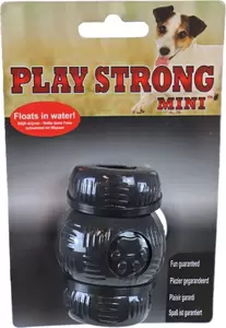 Rubber chew 7 cm zwart. Play-strong