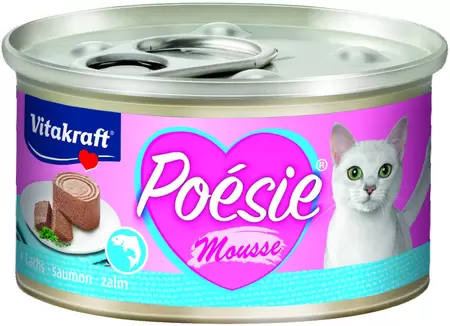 Poesie zalm in mousse 85g