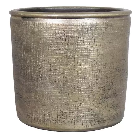 Pot Ancora d18h16cm industrieel goud