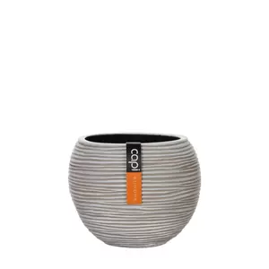 Pot bol iii rib d17h14cm ivoor