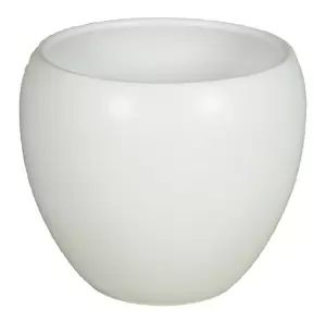 Pot rian d22h18.5cm mat wit