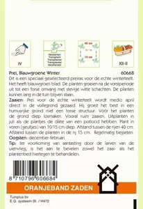Prei Blauwgroene Winter Oranjeband - afbeelding 2