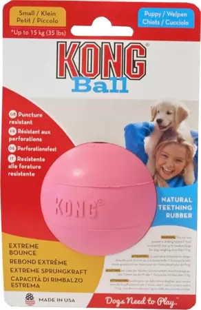Puppy ball with hole. Kong