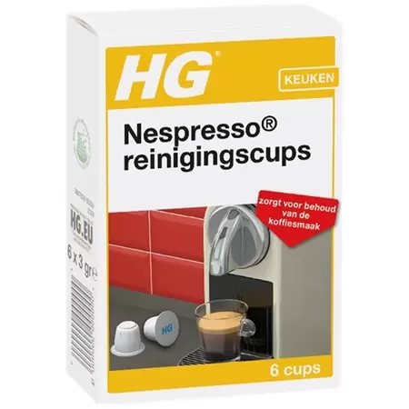 HG reinigingscups voor Nespresso ® machines 1 stuk