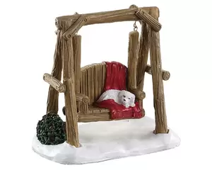 Rustic Log Swing Lemax