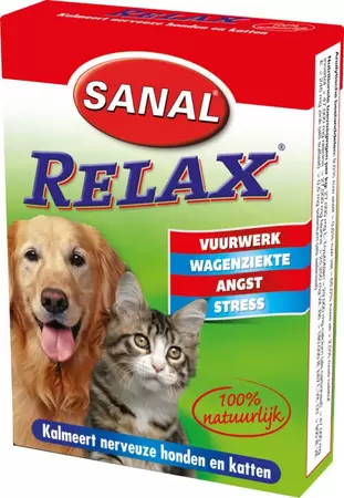 Sanal hond en kat Relax, 15 tabletten