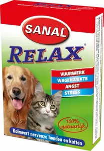 Sanal hond en kat Relax, 15 tabletten