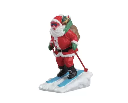 Santa Skier Lemax