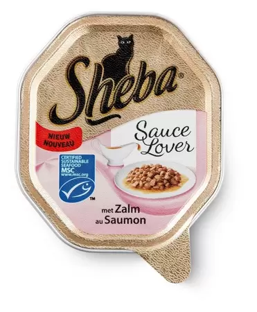 Sheba sauce lovers alu zalm 85gr