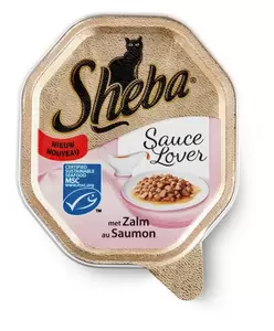 Sheba sauce lovers alu zalm 85gr