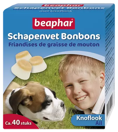 Schapenvet Bonbons Knoflook 245g