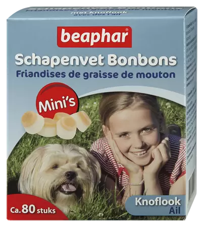Schapenvet Bonbons Knoflook Mini 245g