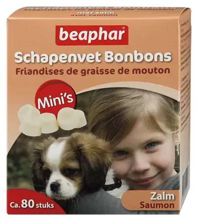 Schapenvet Bonbons Zalm Mini 245g