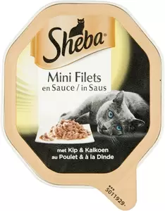 Sheba sel alu saus kip&kalkoen 85gr