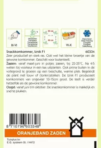 Snack Komkommer Iznik F1 Oranjeband - afbeelding 2