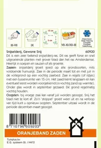 Snijselderij Gewone Snij Oranjeband - afbeelding 2