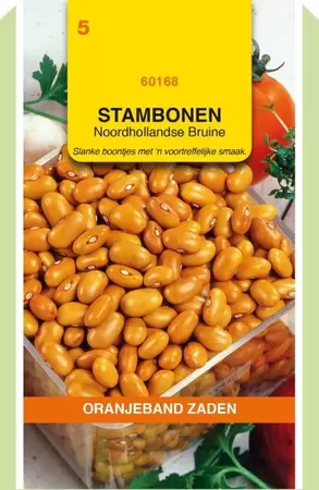 Stambonen Noordhollandse Bruine, 100g Oranjeband - afbeelding 1