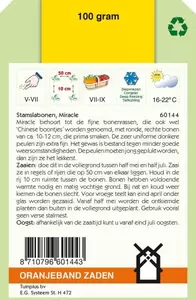 Stamslabonen Miracle, 100g Oranjeband - afbeelding 2