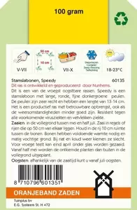 Stamslabonen Speedy, 100g Oranjeband - afbeelding 2