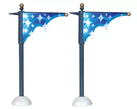 Lemax Star Street Banner 2 Stuks