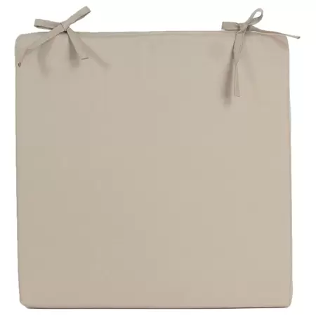 Stoelkussen buiten 40x40cm taupe