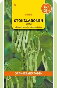 Stokslabonen Isabel, 50g Oranjeband - afbeelding 1