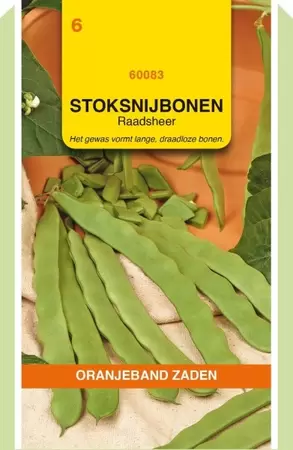 Stoksnijbonen Raadsheer, 100g Oranjeband - afbeelding 1