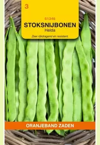 Stoksnijbonen Helda, 25g Oranjeband - afbeelding 1