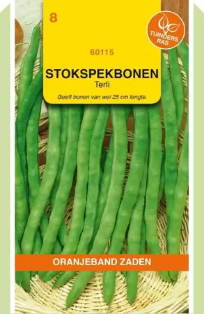 Stokspekbonen Terli, 100g Oranjeband - afbeelding 1