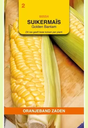 Suikermais Golden Bantam Oranjeband - afbeelding 1