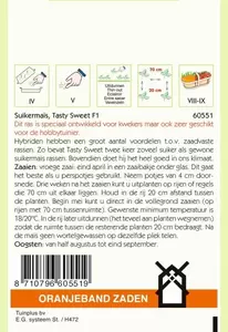 Suikermais Tasty Sweet F1 Oranjeband - afbeelding 2