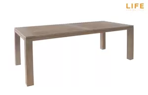 Tafel Corona 160x160 cm teak - afbeelding 1